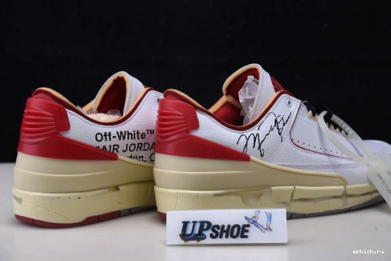 Cheap EP Jordan 2 DJ4375-106 SP Low White O-W Retro Air DJ4375-106 Red 0521